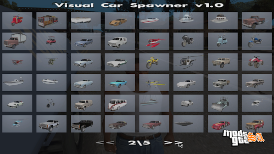 Visual Car Spawner v1.0 para GTA San Andreas